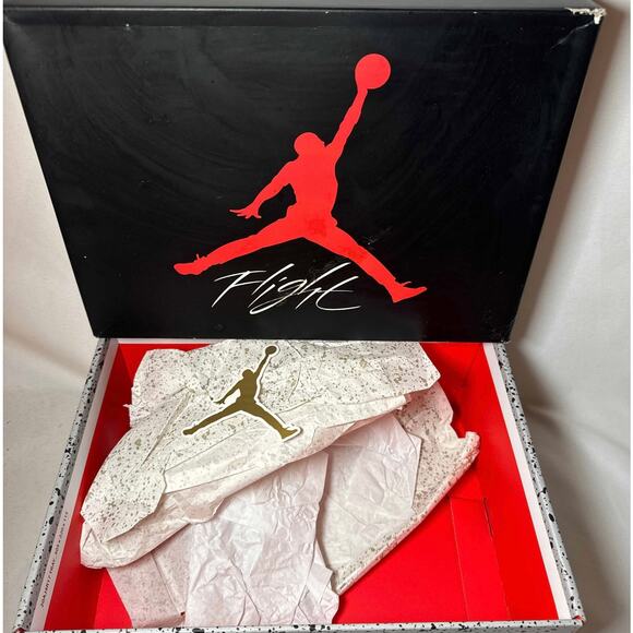 Size 7 - Nike Air Jordan 4 Retro GS Red Thunder Men's Shoes Ships Now - Picture 10 of 13